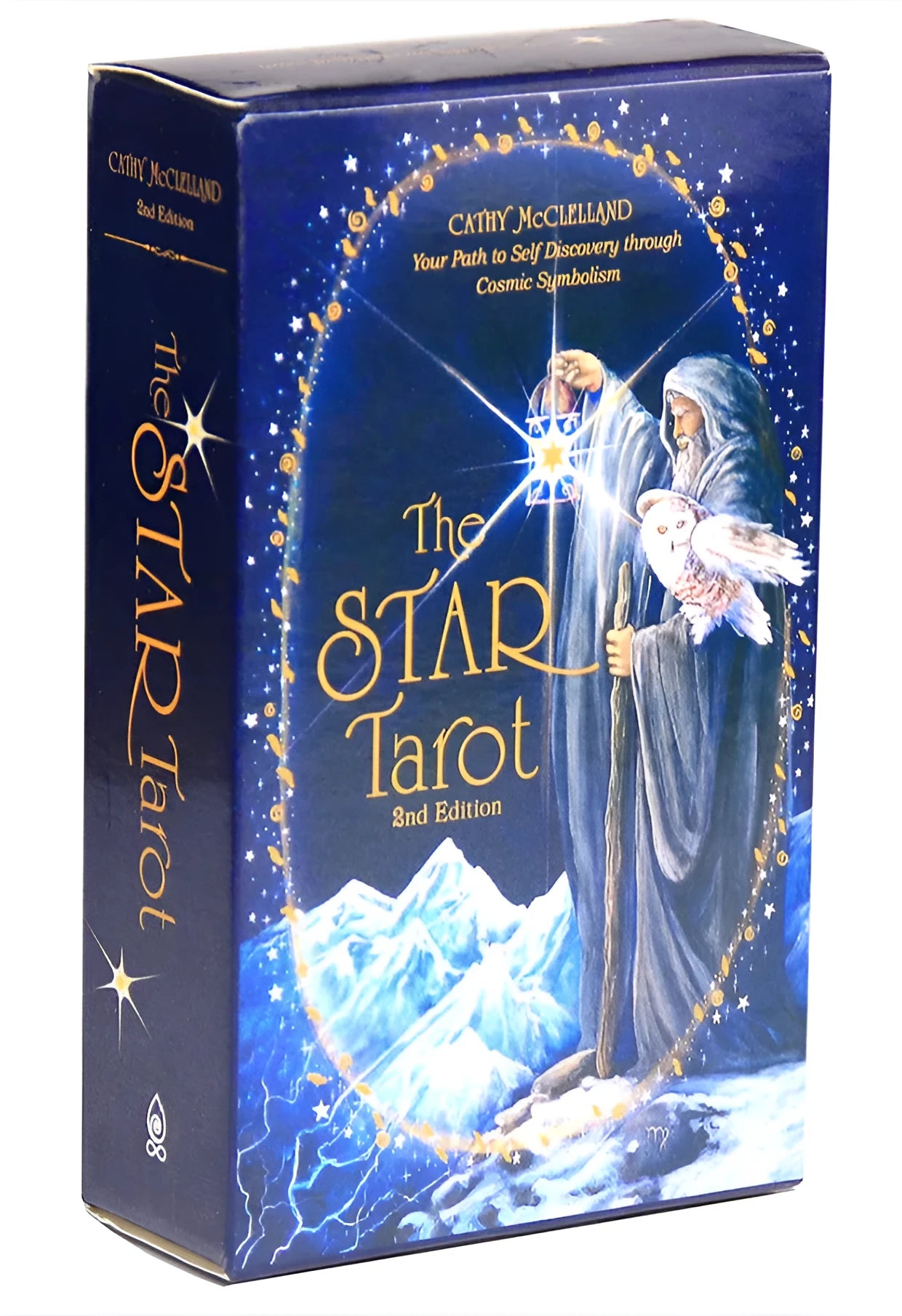 English tarot oracle card prism card deck with coated paper, narrow 10.3cm by 6cm cards