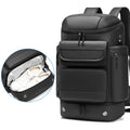 Black leisure outdoor backpack with 55cm height waterproof Niujin textile fabric