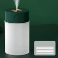 Simple humidifier 1.2L double jet USB white bear version with Type-C cable on desk