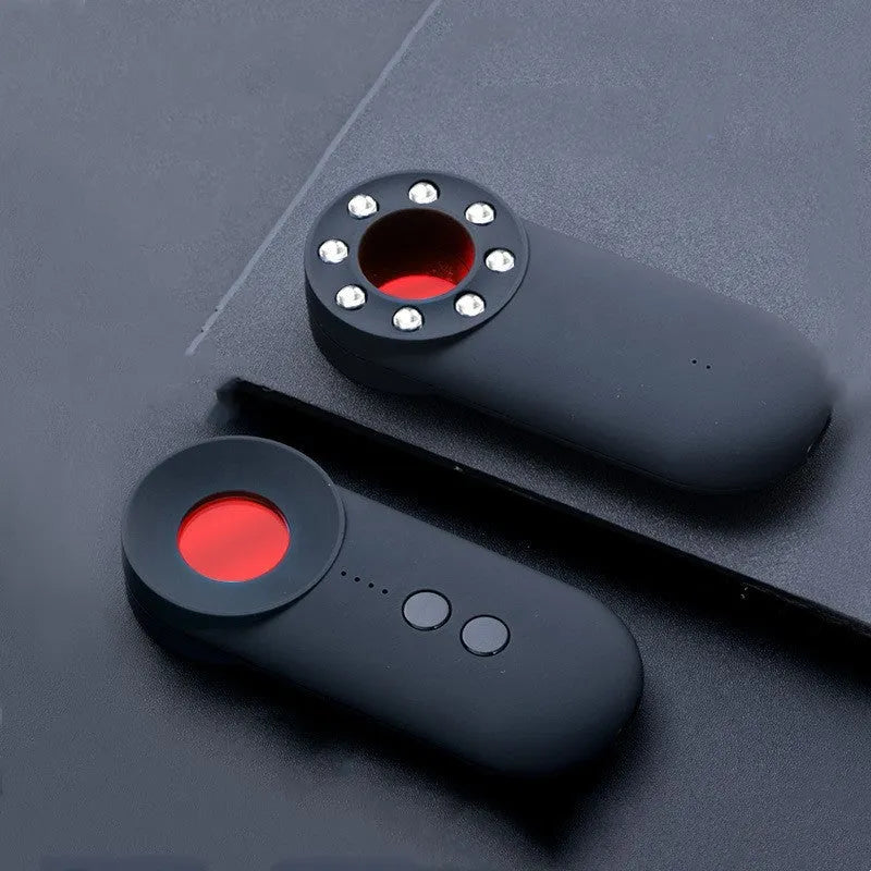 Black ABS anti-spy signal detector for GPS and hidden camera scanning with Micro USB port