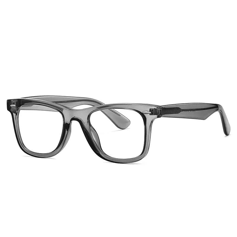 Retro TR90 optical glasses with anti-blue light lenses in full-frame box-style design