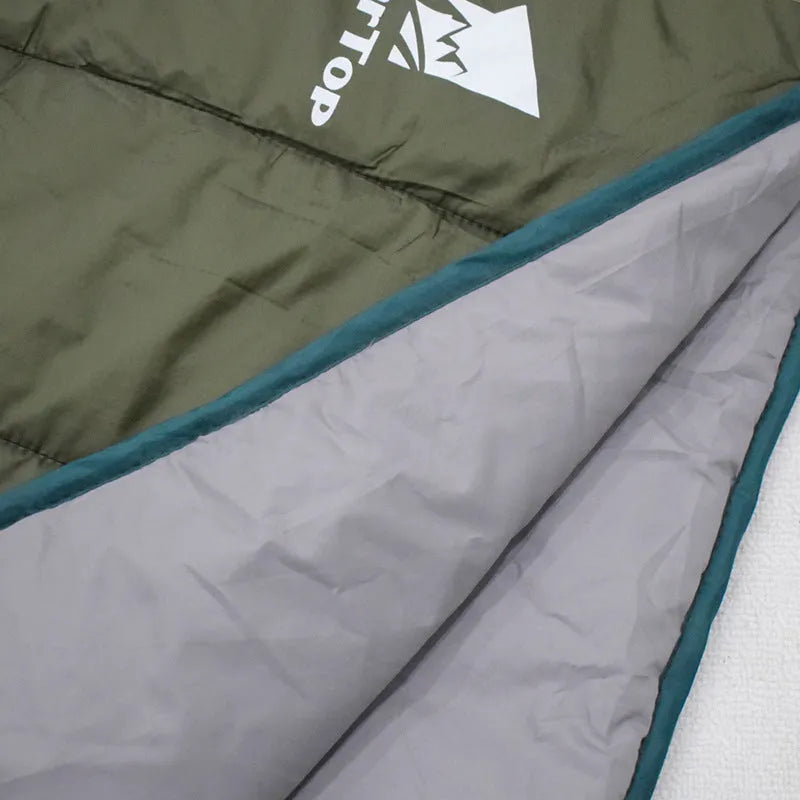 Green waterproof camping hammock in 20D380T nylon grid cloth, 228 x 65cm single portable folding outdoor leisure hammock