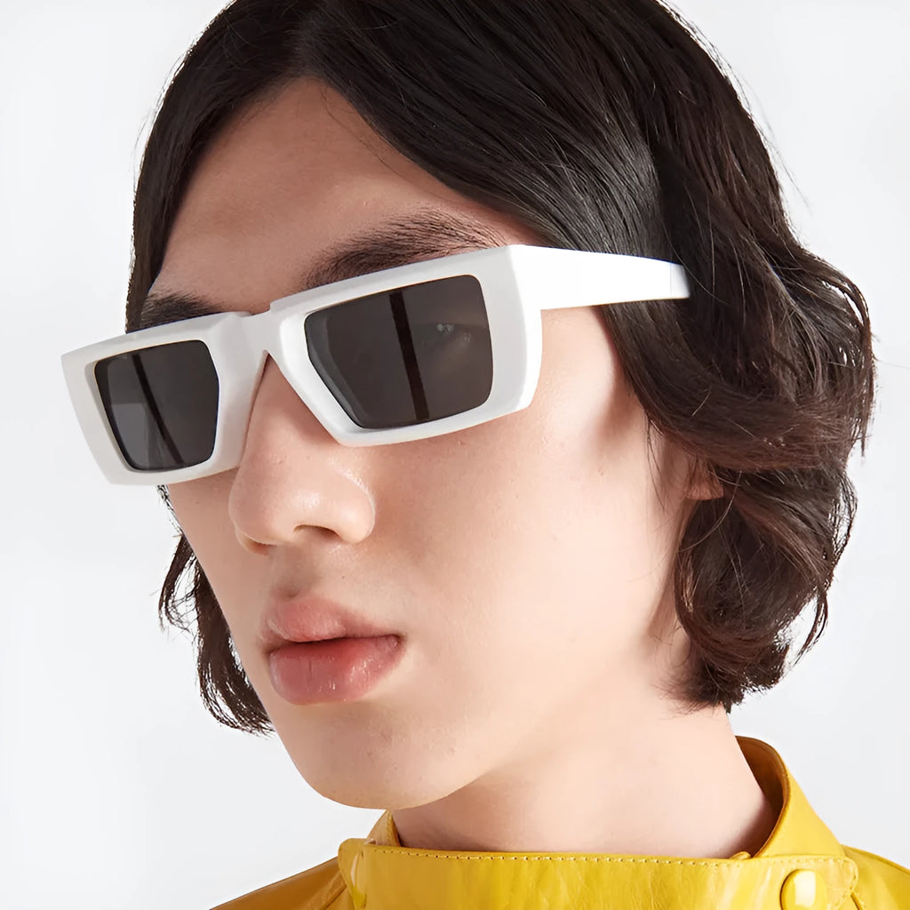 Y2K style special-shaped sunglasses with UV400 protection in multiple colour options