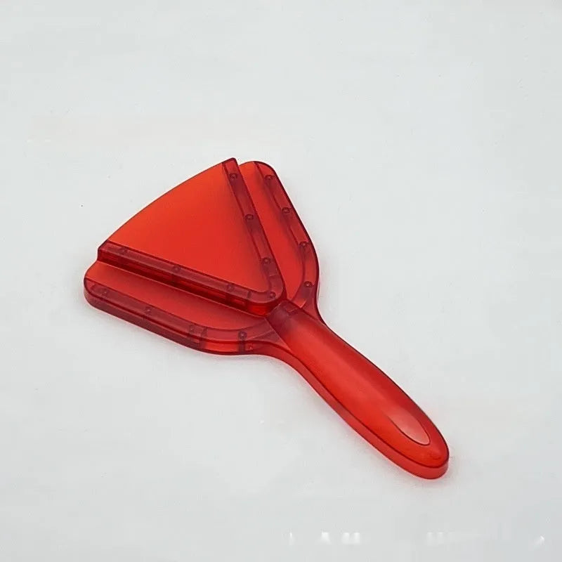 Adjustable telescopic bottle opener with non-slip grip in red ABS plastic