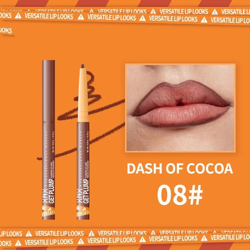 12 colour rotation lip liner set in shades from DUCKING CLEAR to DOUBLE DOSE with 3.5g each