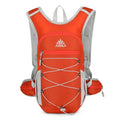AZELA lightweight hydration backpack with breathable mesh back panel and bungee cord storage