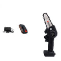 Wireless 6-inch lithium battery chain saw, EU Model 002, for garden pruning and wood cutting