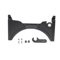 Black motorcycle cockpit fairing panel for BMW R1250GS and compatible R1200GS models