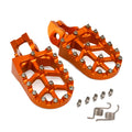Motocross modified pedals KTM foot pedal aluminium alloy blue orange off-road motorcycle upgrade