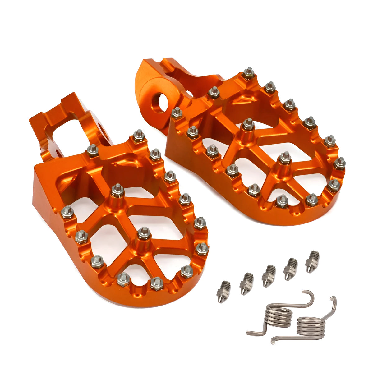 Motocross modified pedals KTM foot pedal aluminium alloy blue orange off-road motorcycle upgrade