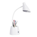 LED folding eye protection table lamp in beige with three colour temperature settings and rechargeable battery