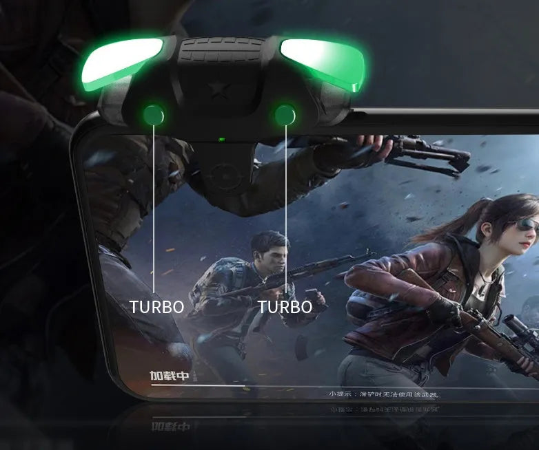 F5 mobile game controller for smartphones with compact design and wired 3.5mm connection