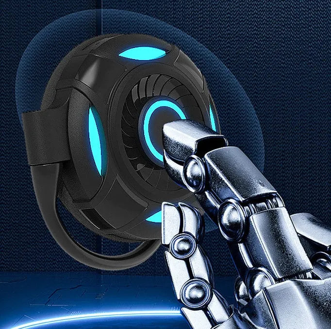 Black and white Bluetooth gaming earphones with over-ear hanging design and 10m wireless range
