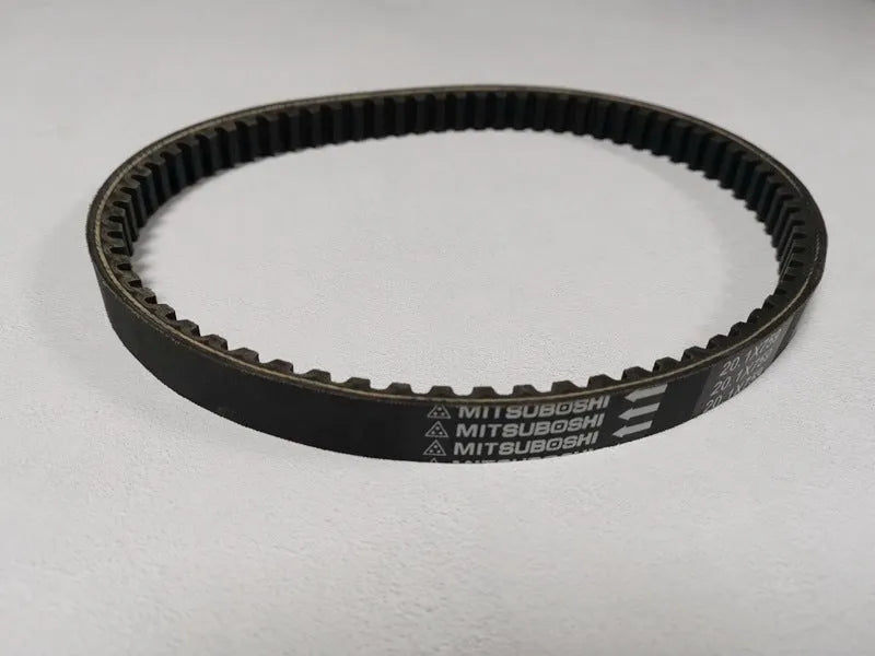 Black drive belt replacement for Guangyang Jinli GP110 and Fengli VP110 pedal motorcycles