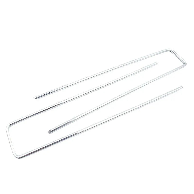 Galvanised steel ground nail 4x15cm for fixing lawn and grass cloth in landscaping