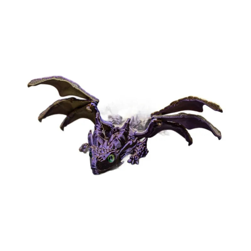 Decorative dragon wings toy for cosplay costumes in PLA plastic with 25cm wingspan