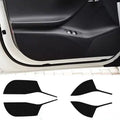 Carbon fibre textured protective film for Tesla Model S front and rear interior door panels