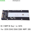 mSATA M.2 NGFF to SATA 3.0 USB 3.0 SSD adapter card with multiple colour options