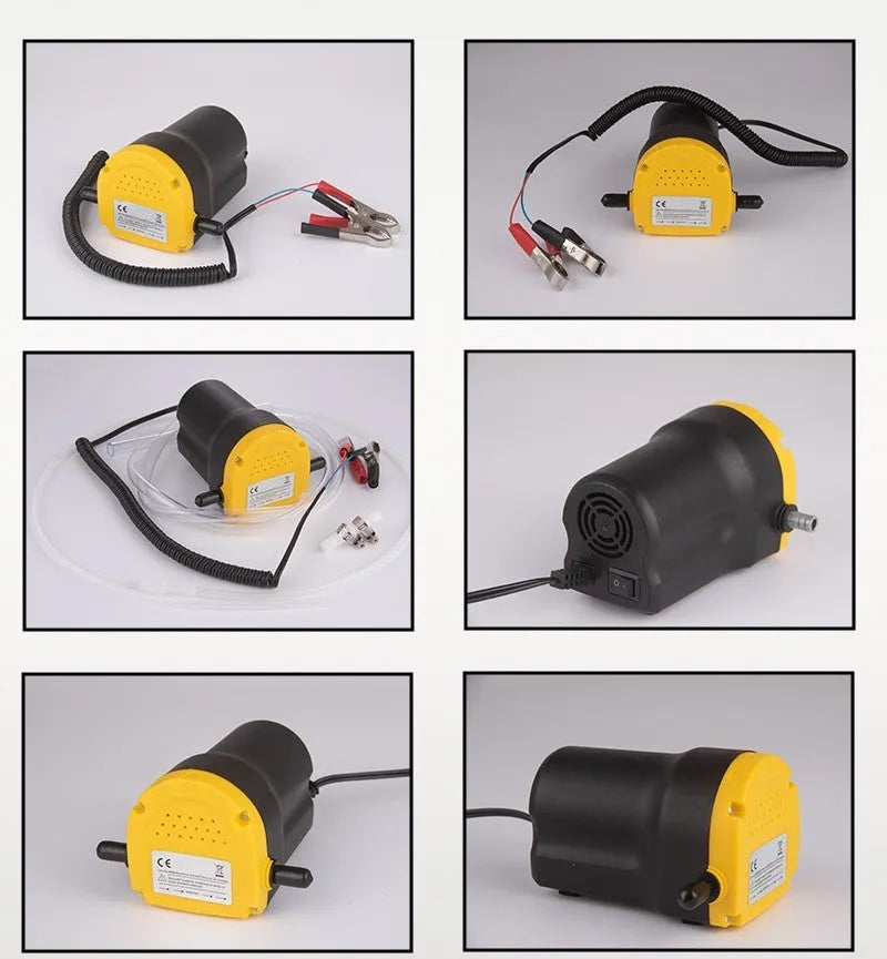 12V electric self-priming oil gear pump with engineering plastic construction