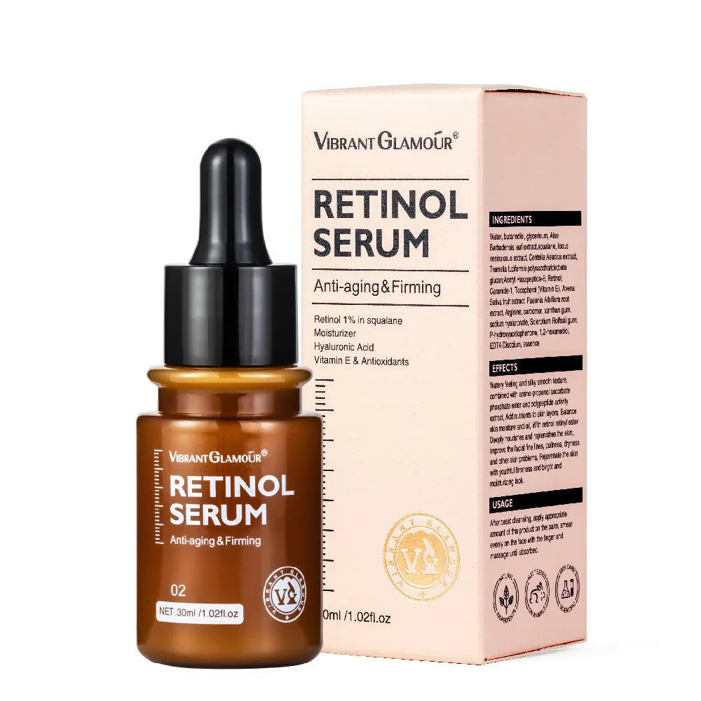 30 ml retinol facial serum bottle for dry lines and fine lines treatment