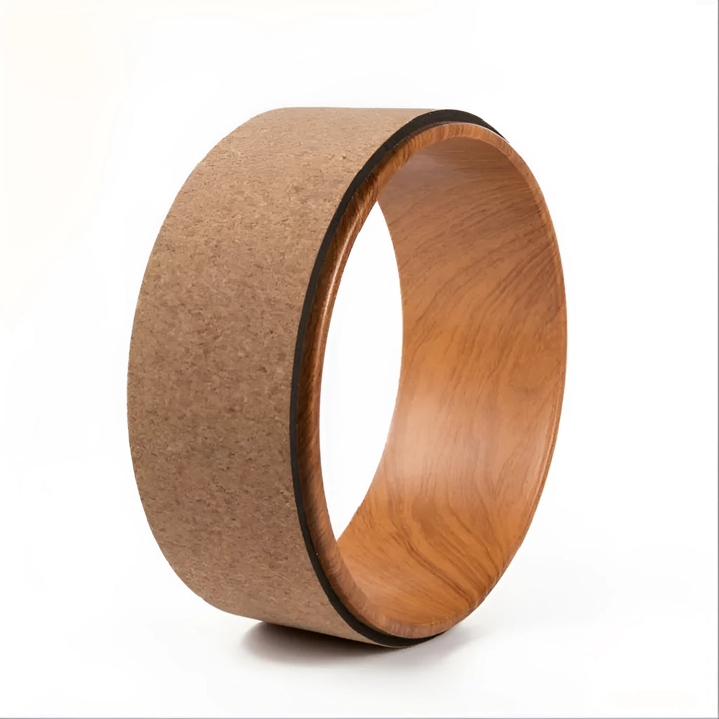 Yoga wheel made from ABS and TPE in a 13x32.5 cm size for back bending