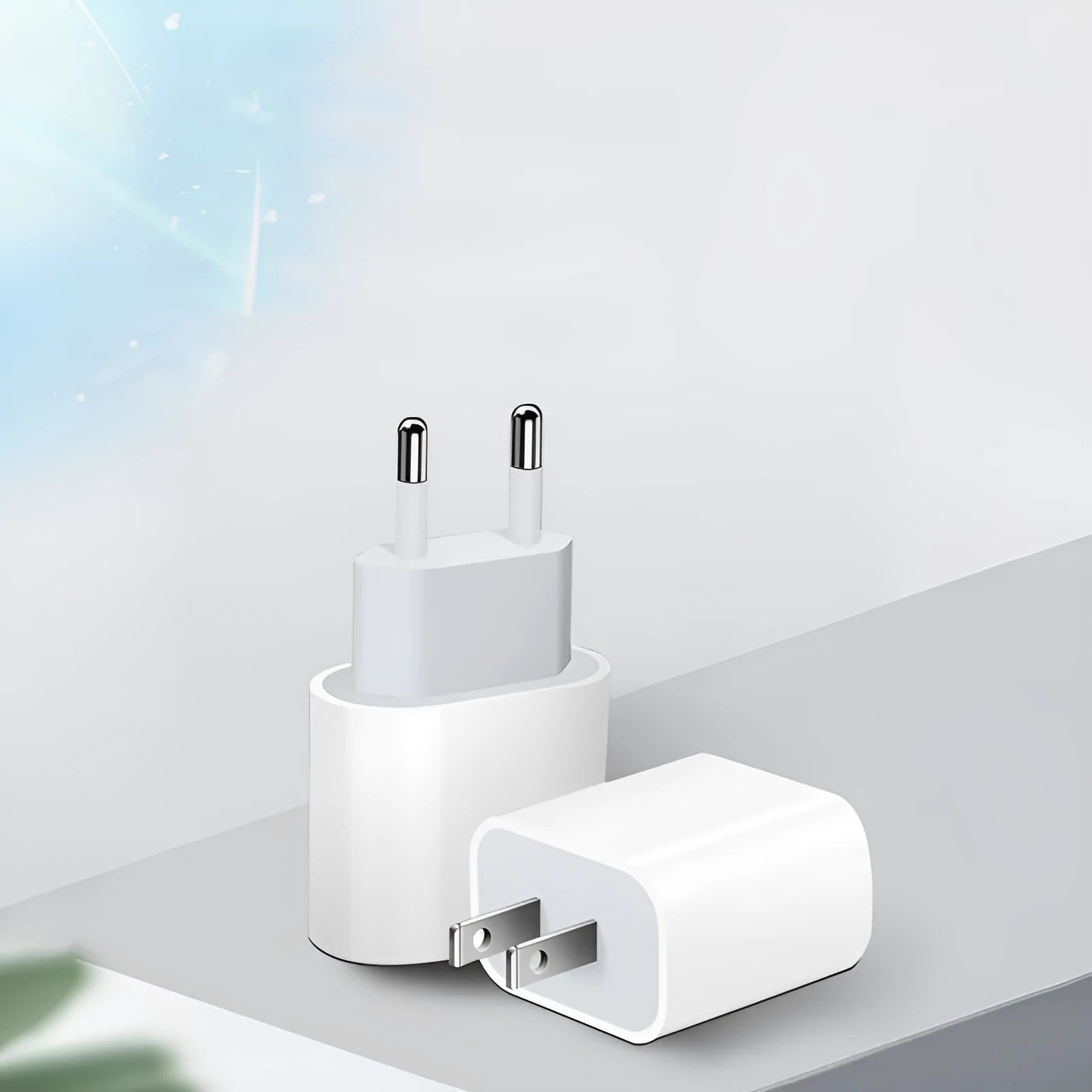 PD20W mobile phone charger with American and European plug options