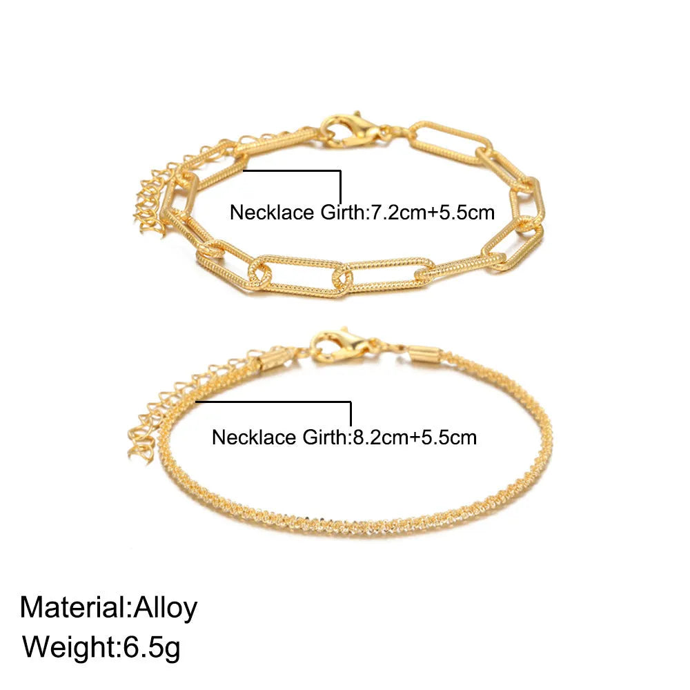 Gold and silver rhinestone bracelet for women with heart and star shaped alloy design