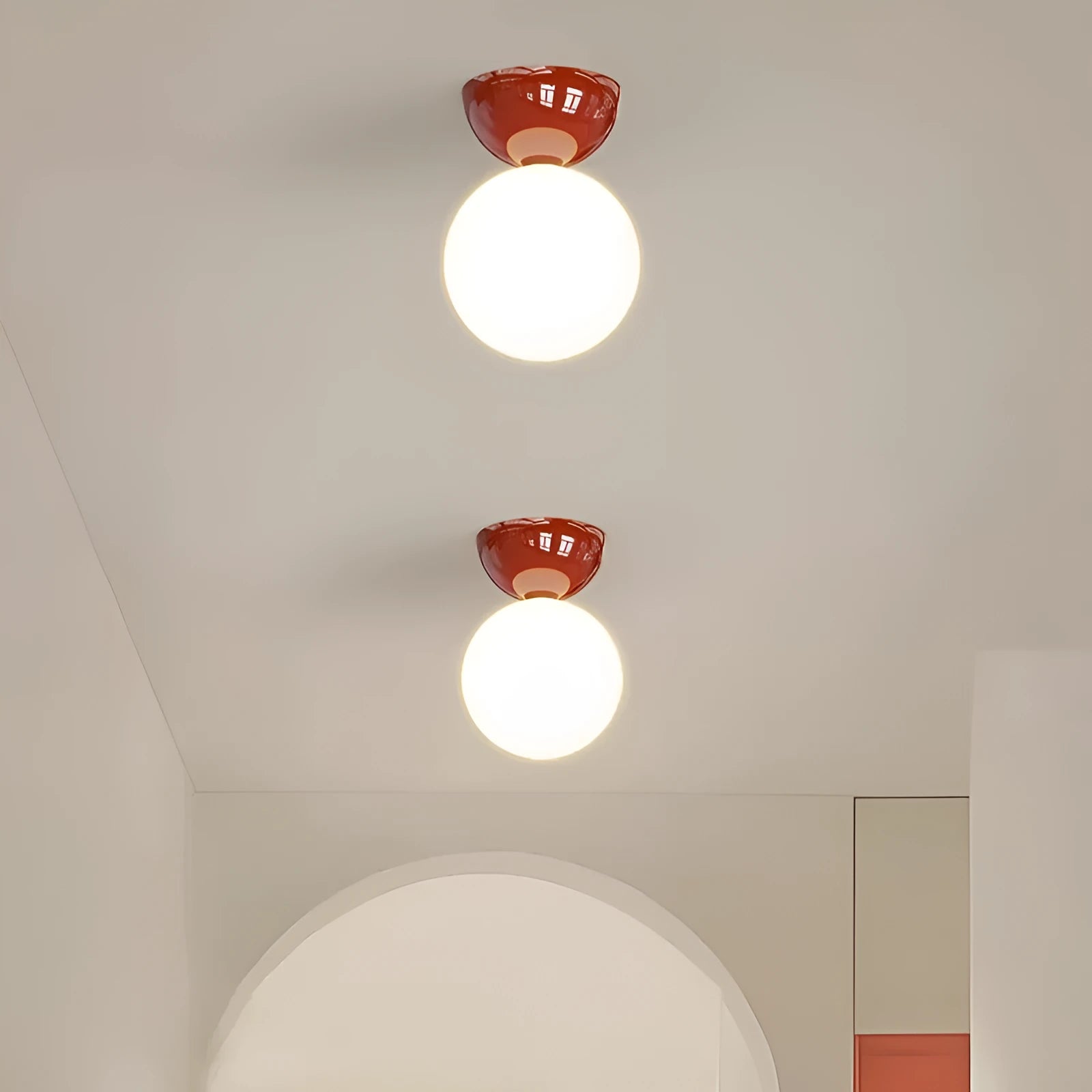 Wall lamp with tricolour light setting in modern simplicity style for hallway or bedroom