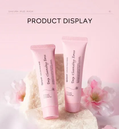 30g cherry blossom mud facial mask in single-piece packaging.