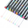 Hook line pen set with 0.38mm syringe tips for architecture and broadcasting technical drawings
