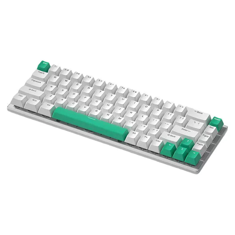 RGB light-emitting wired portable keypad, ABS body, 312 x 104 x 35mm, 1.5m cable, black and white colour options