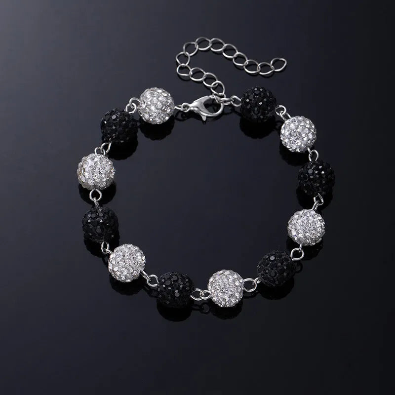 Alloy hip hop waist chain with diamond ball zipper detail, 115cm length, black colour option on display