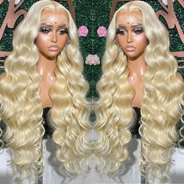Creative pure colour human hair lace wig head cover, semi-hand woven, Ruili style, straight or body wave, 8-22 inch