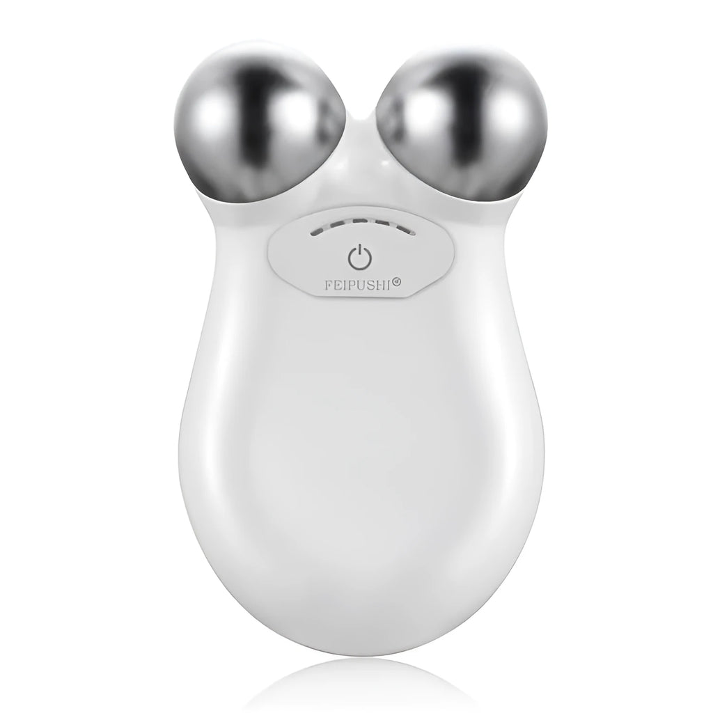 Pink HS-858 micro current facial lifting device with compact handheld design