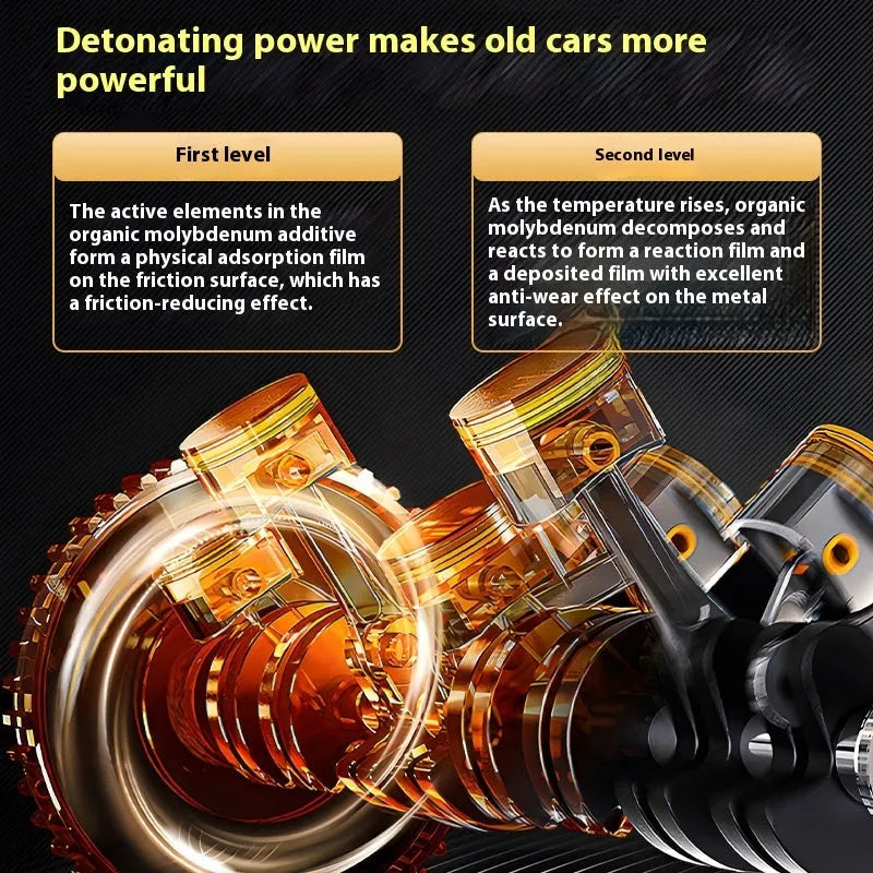 60ml engine anti-wear additive bottle with white screw cap