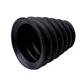 Electric hammer rubber dust cover in black for extension spring connection