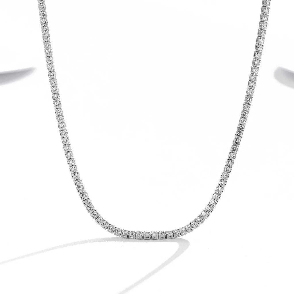 Women's sterling silver necklace with diamond-cut round pendant on fine chain