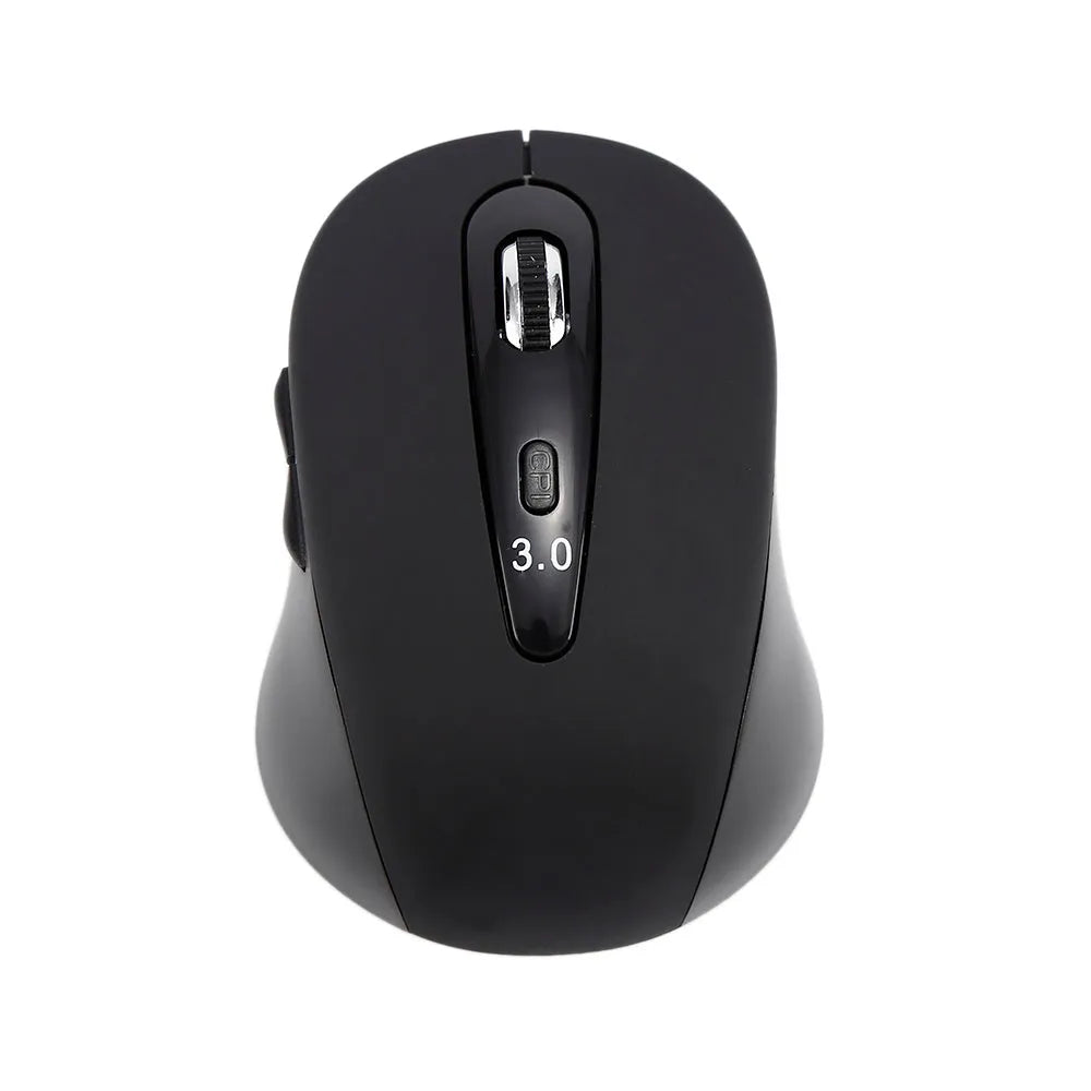 Wireless dual-mode mouse with Bluetooth 5.0 and 2.4GHz, 2400dpi, six keys, four-way wheel, 100x60x40mm, 60g