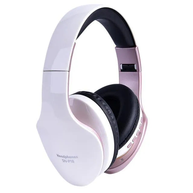 HobbyLane Bluetooth wireless headset in black, red, or white colours with 40mm drivers