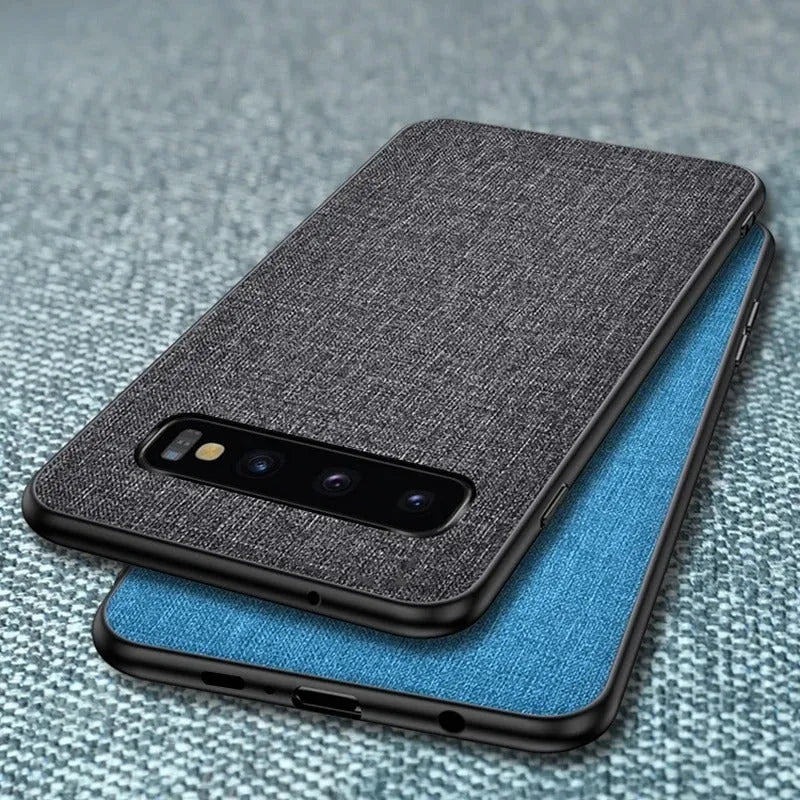Canvas Samsung phone case in multiple colours for Galaxy S7 to S10 models