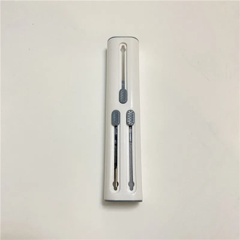 AirPods Pro cleaning kit with dual-headed pen, flocking sponge, brush and metal nib for wireless earbuds