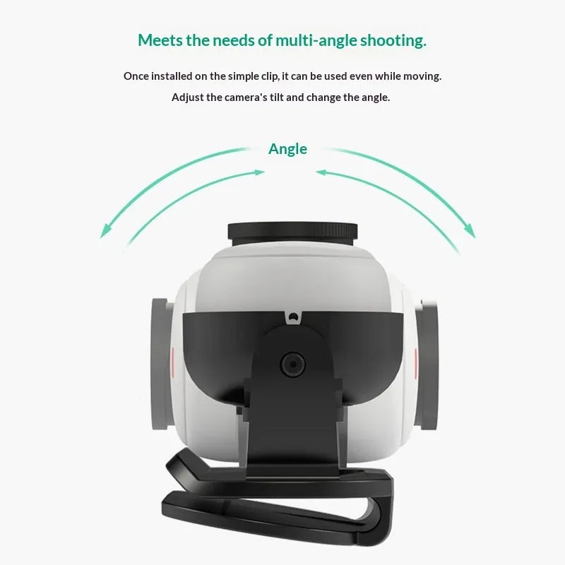 Black plastic magnetic frame clip bracket for Insta360 GO3 and GO3S camera