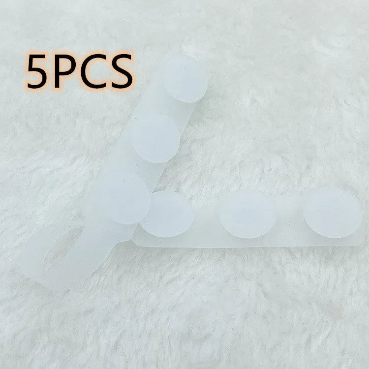 Silicone elastic cord extension strap for face masks, 1.5cm wide, in multiple colours.