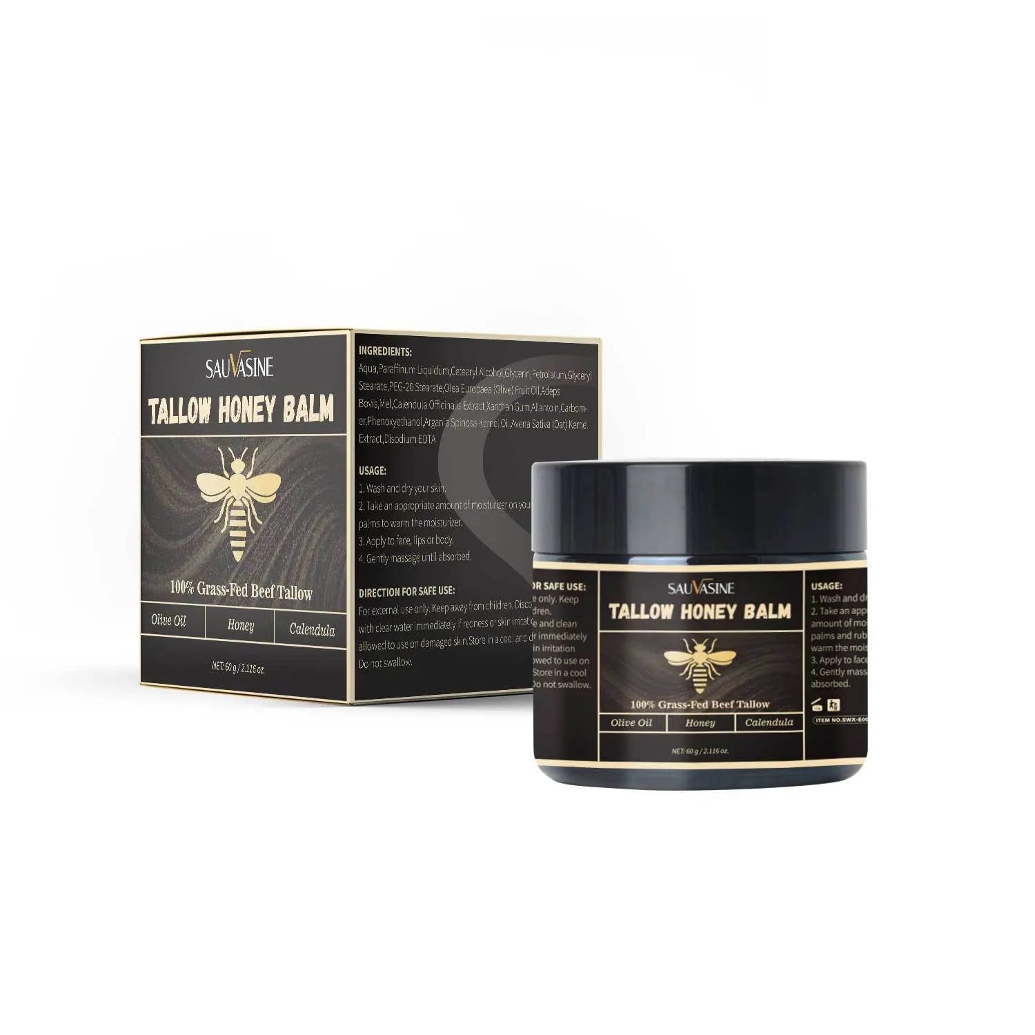 Butter and Honey Cream 60g jar for universal skin type moisturising