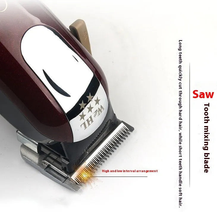 Charging hair clippers with stainless steel cutter head for adult and children's haircuts