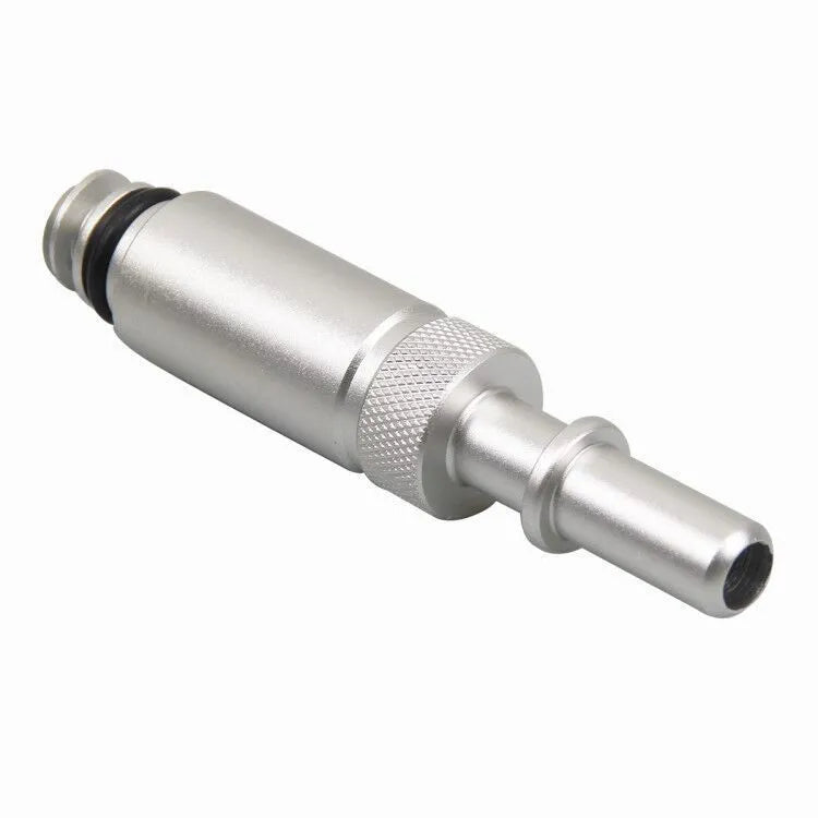 Silver metal transmission refueling joint tool for VAS6262-9 compatible manual gearbox servicing.