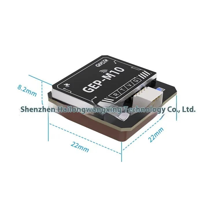 Gepp M10 Series GPS chip board with u-blox M10 specification and onboard load indicator, plastic, colour box.