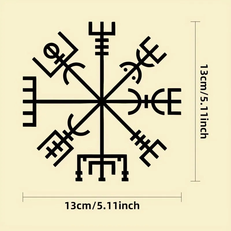 Square 13x13cm Vegetarian No Charm vinyl car sticker on white background