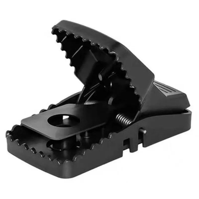 Automatic mouse trap cage for indoor rodent control in plastic construction