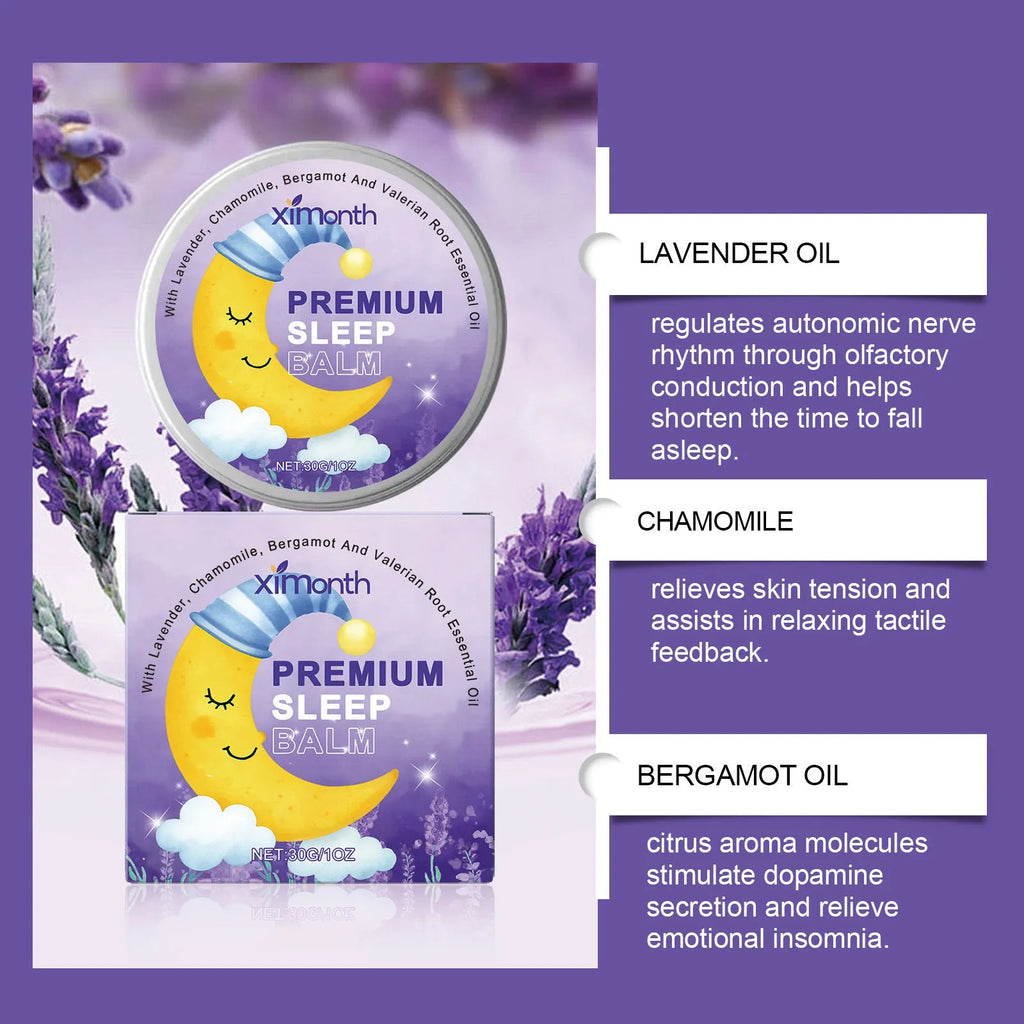 30g container of Sleep Goodnight Cream with lavender, chamomile, bergamot and valerian